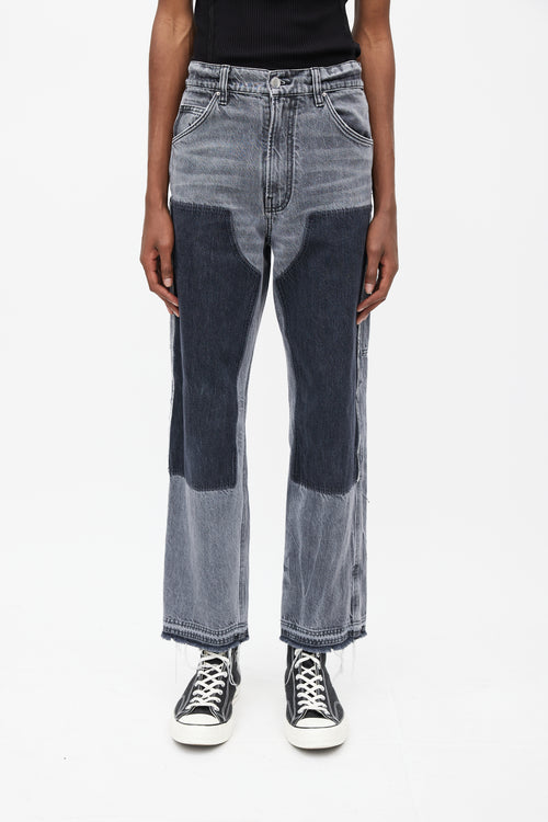 Amiri Washed Grey Carpenter Jeans