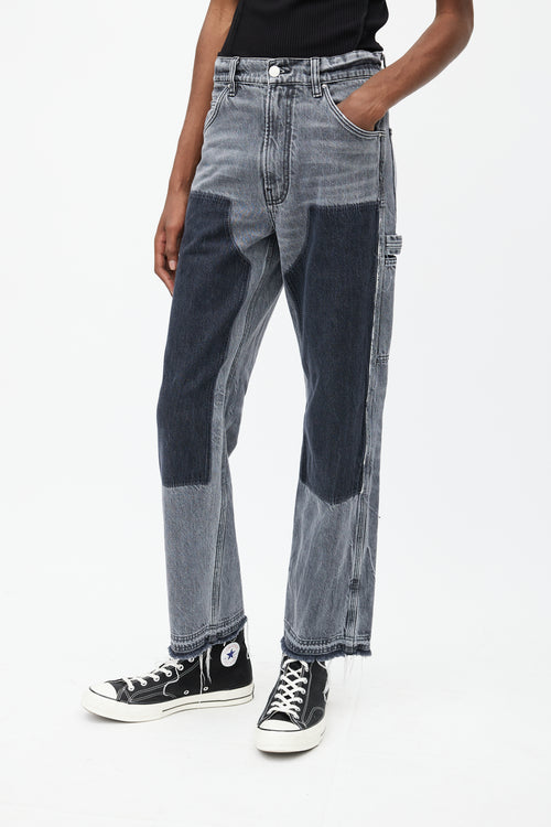 Amiri Washed Grey Carpenter Jeans