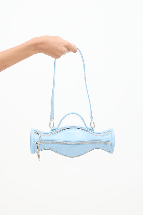 Andersson Bell Light Blue Leather Vaso Bag