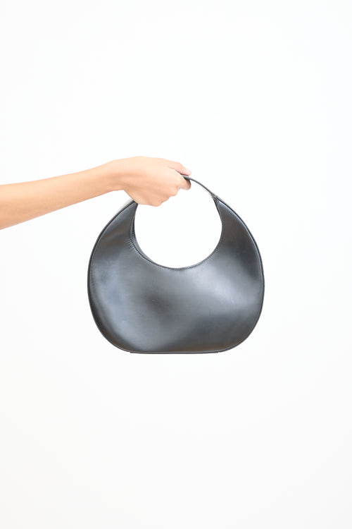 Anine Bing Black Leather Luna Bag