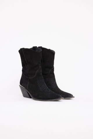 Anine Bing Tania Suede Ankle Boot