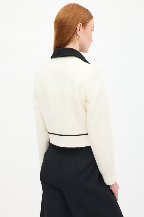 Anine Bing Cream 
Black Boucle Jada Jacket