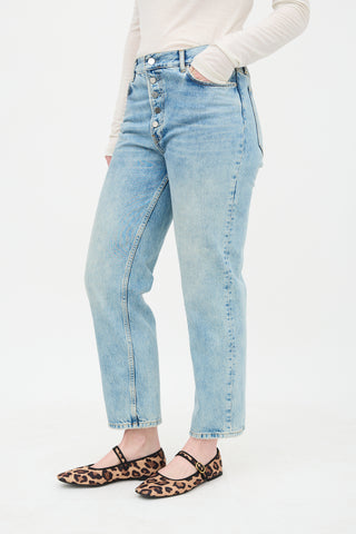 Anine Bing Straight Leg Jeans