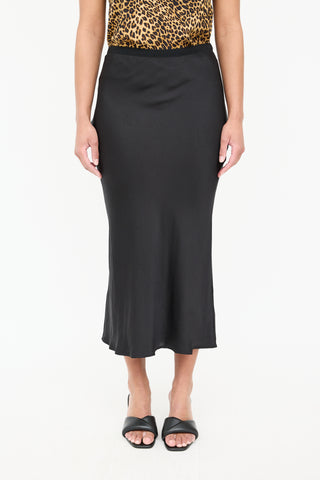 Anine Bing Silk Maxi Skirt