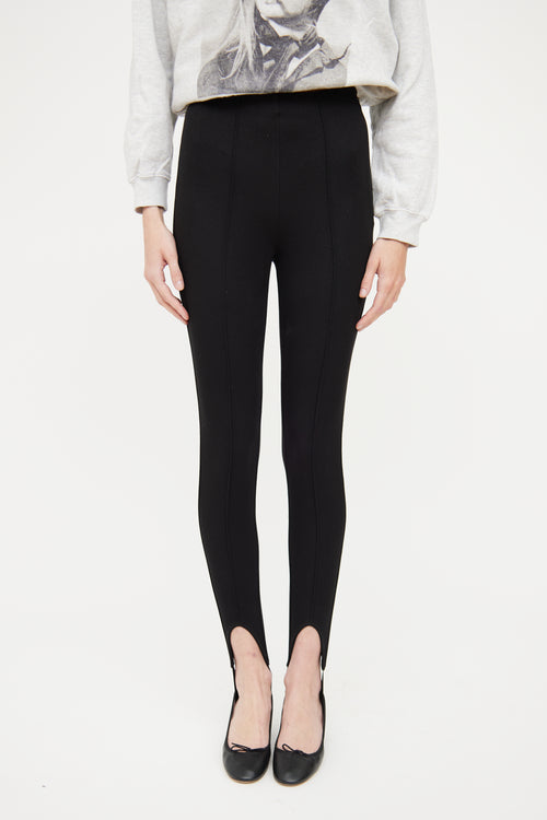 Anine Bing Black Stirrup Legging