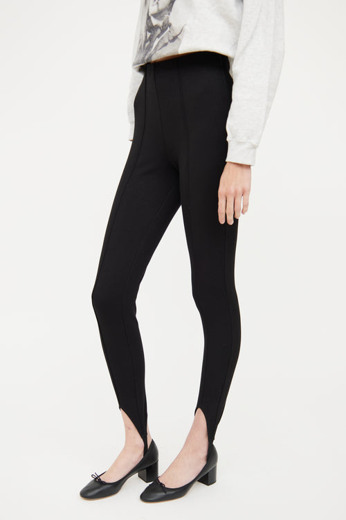 Anine Bing Black Stirrup Legging