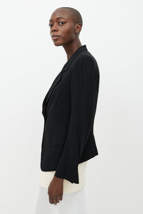 Ann Demeulemeester Black Tie Blazer