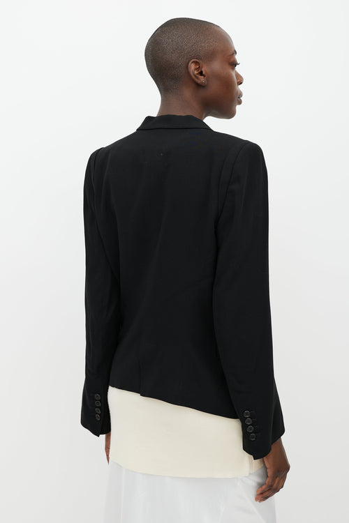 Ann Demeulemeester Black Tie Blazer