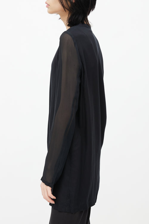 Ann Demeulemeester Black Long Sleeve Tunic