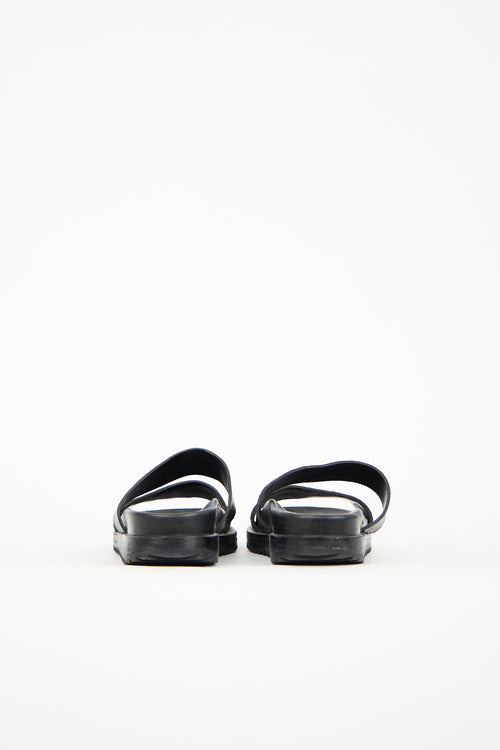 Ann Demeulemeester Leather Treaded Sole Sandal