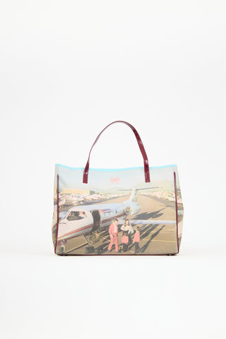 Anya Hindmarch Multi Canvas Photo Tote Bag