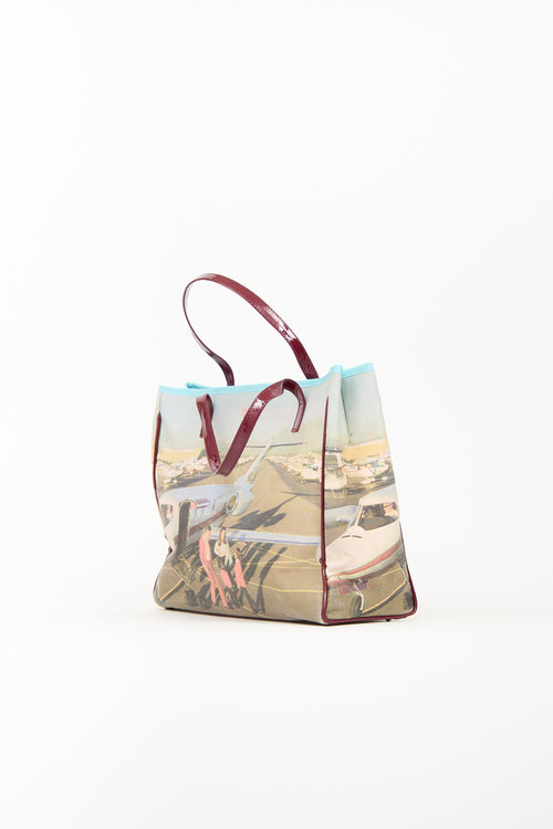 Anya Hindmarch Multi Canvas Photo Tote Bag