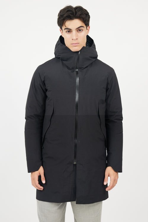 Arc
teryx Black Monitor Down Coat