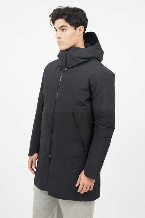 Arc
teryx Black Monitor Down Coat