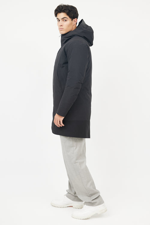 Arc
teryx Black Monitor Down Coat