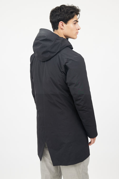 Arc
teryx Black Monitor Down Coat