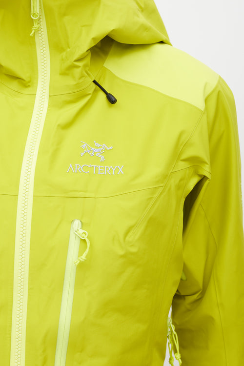 Arc
teryx Yellow Alpha SV Jacket