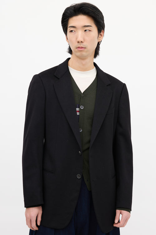 Armani Black Cashmere Blazer