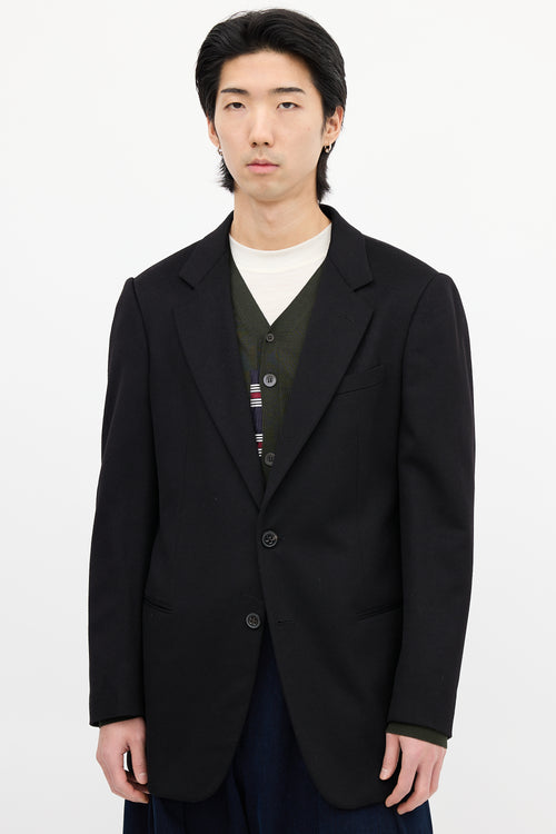 Armani Black Cashmere Blazer