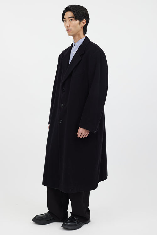 Armani Black Cashmere Long Coat