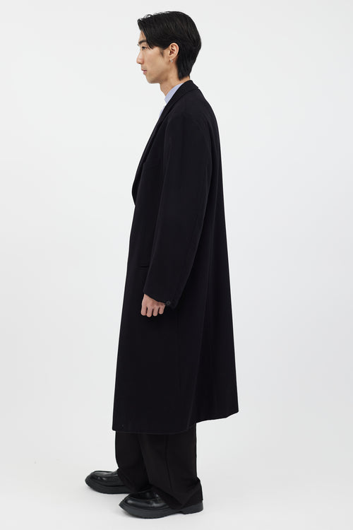 Armani Black Cashmere Long Coat