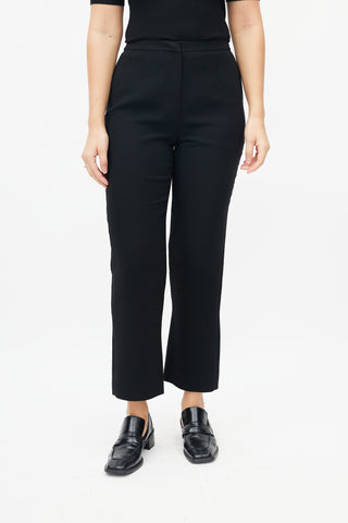 Armani Black High Waisted Trouser