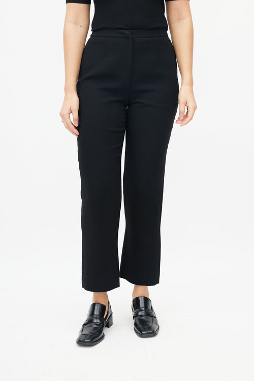 Armani Black High Waisted Trouser