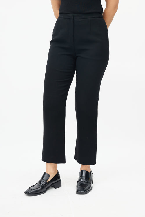 Armani Black High Waisted Trouser