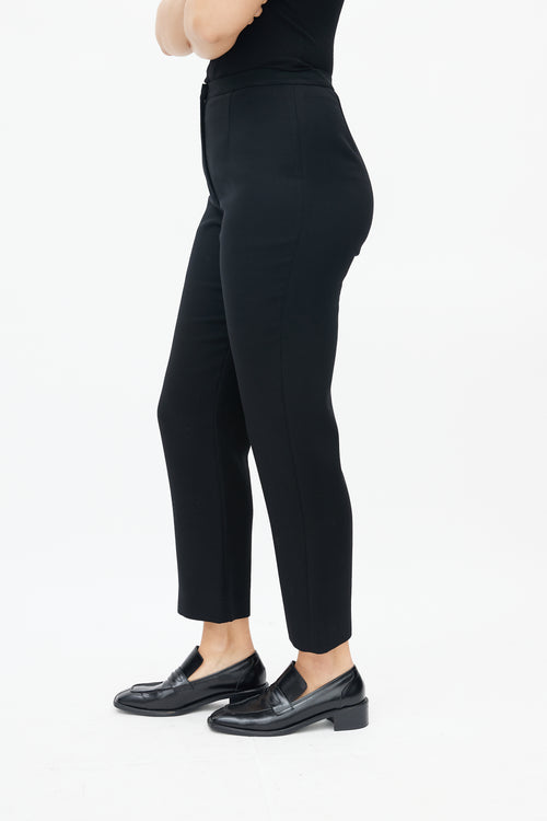 Armani Black High Waisted Trouser