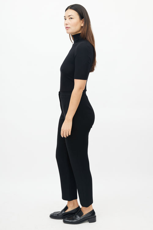 Armani Black High Waisted Trouser