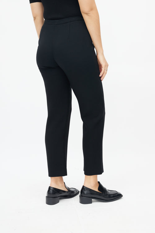 Armani Black High Waisted Trouser