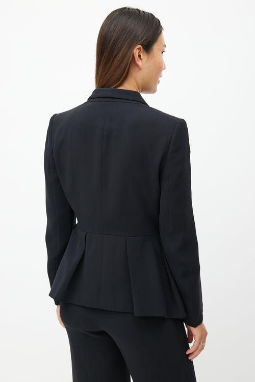 Armani Black Silk Two Piece Suit