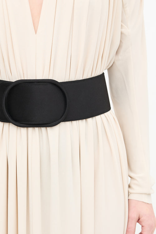 Armani Satin Wide Waist Belt