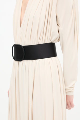 Armani Satin Wide Waist Belt