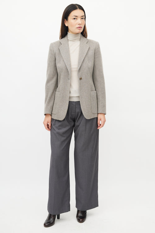 Armani Grey Cashmere Blazer