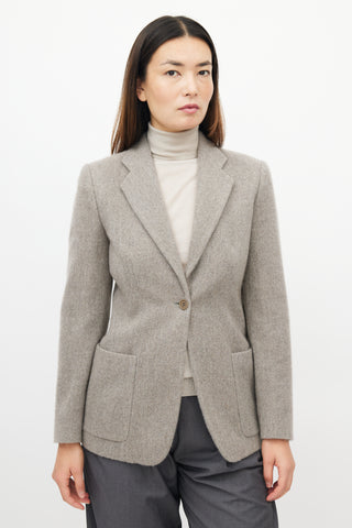 Armani Grey Cashmere Blazer