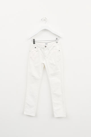 Armani Kids White Pants