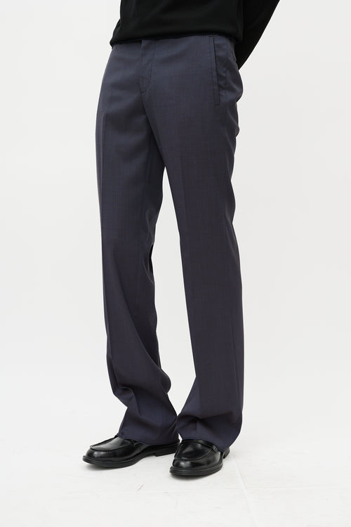 Armani Navy Wool Trouser