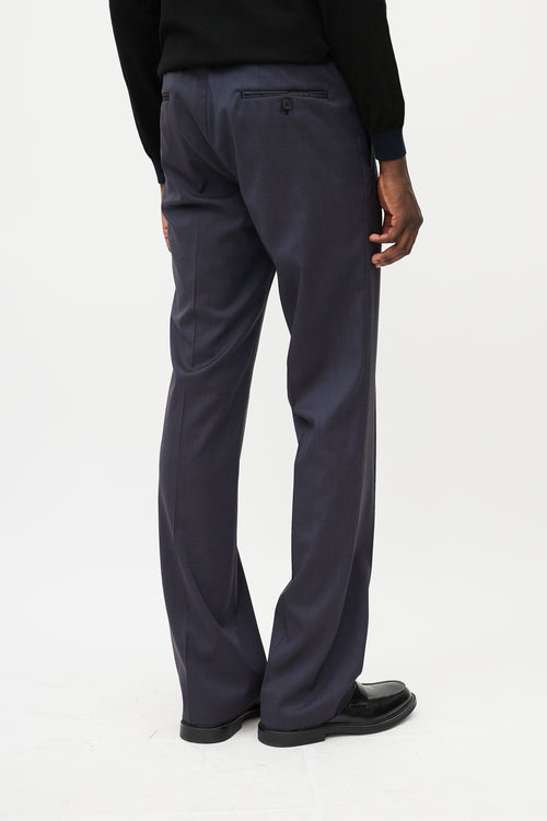 Armani Navy Wool Trouser