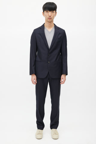 Armani Navy Wool Two Piece Suit