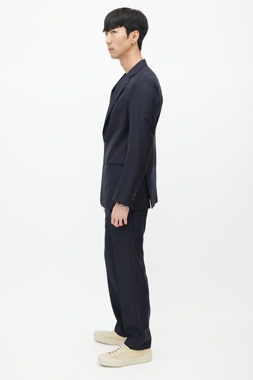 Armani Navy Wool Two Piece Suit