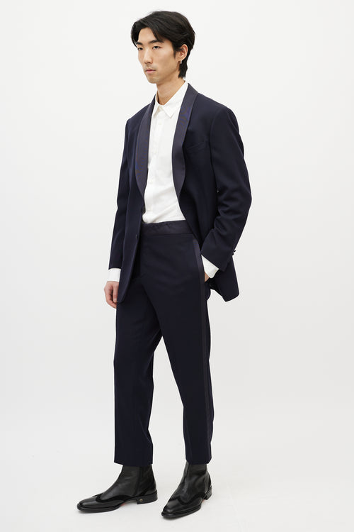 Armani Navy Wool Two Piece Suit