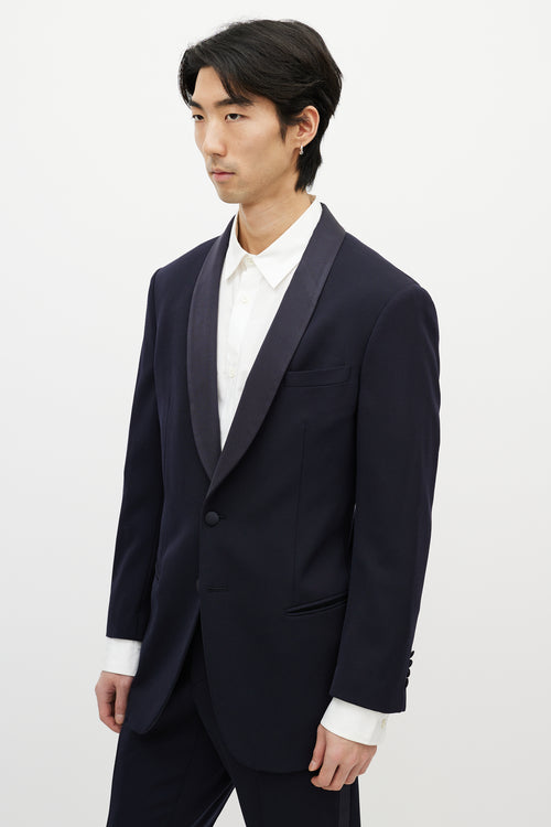 Armani Navy Wool Two Piece Suit