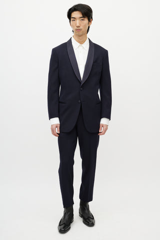 Armani Navy Wool Two Piece Suit