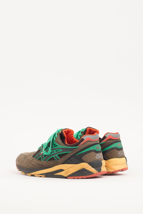 Asics Brown 
Multi Suede 
Mesh Gel Kayano  Sneaker