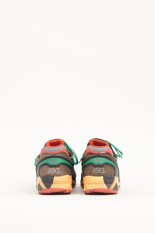 Asics Brown 
Multi Suede 
Mesh Gel Kayano  Sneaker