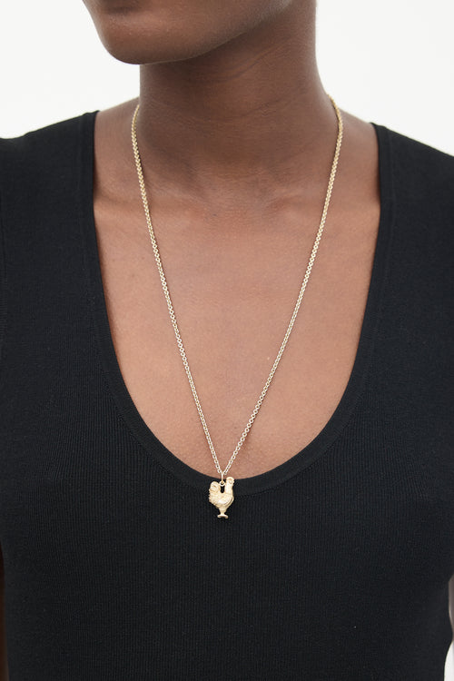 Augustina Gold Charm Chain Necklace