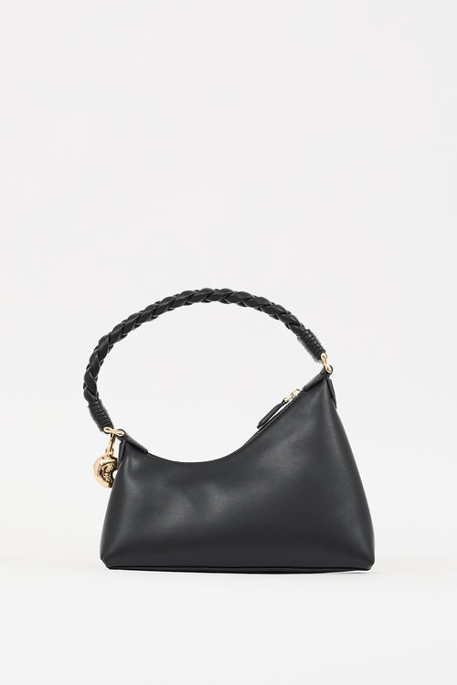 Aupen Black Leather Nirvana Noir Bag