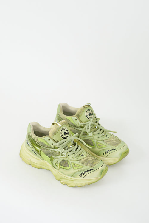 Axel Arigato Green Dip Dye Marathon Runner Sneaker