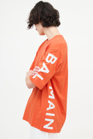 Balmain Graphic Logo T-Shirt